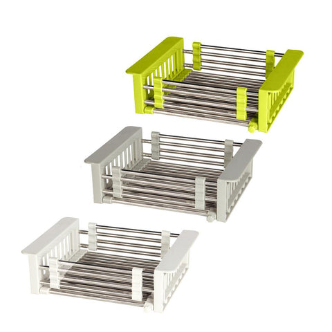 Stainless Steel Drain Rack Dish Drying Basket