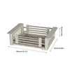 Stainless Steel Drain Rack Dish Drying Basket